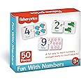 Fisher Price Fun with Numbers Puzzle - 50 Pieces Numbers Matching Puzzle for Kids Age 3 Years & Above - Learning and Development Puzzles - Fun & Learn with Colorful Puzzles