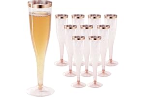 StarryTiger 30 Pièces Verres à Champagne, Flûtes à Vin Empilables, Réutilisables, Transparentes et éLégantes, Parfaites pour Les Fêtes, Les Mariages, Les Anniversaires, Remise de Diplôme (160ml)
