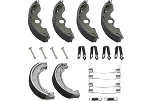 JAVIK Front & Rear Brake Shoes Kit for Honda Recon 250 1997-2022, 06450-HC4-900 06430-HM8-A10 06430-HM8-A00