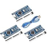 Nano 328P V3 Microcontroller Development Board AYWHP 3 Piece Motherboard with Microchip CH340G with USB Cable Microcontroller