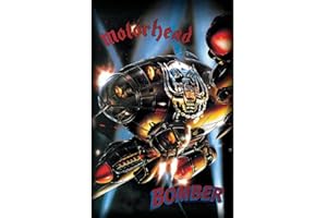 HEART ROCK Motorhead Drapeau en tissu Bomber 66 x 105 cm