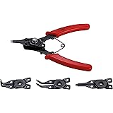 BGS Diy 454 | Circlip Pliers with exchangeable Heads | 160 mm | 5 pcs.