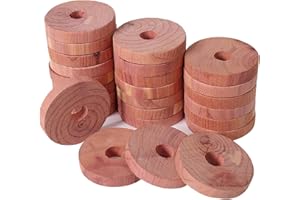 Sugeru® 12 Piezas Antipolillas para Ropa Armario de Madera de Cedro,Anti Polillas 100% Natural,A Prueba de Anti Polilla sin Productos Químicos,Ambientador Armario Ropa,Seguro para Mascotas y Niños
