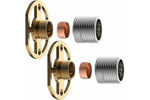 ROYAL BATHROOMS Easy Fast Fit Fixing kit for Exposed Thermostatic Shower Mixer Bar Valves Brass Made