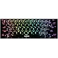 GAMDIAS Hermes E3 RGB Mechanical Gaming Keyboard Blue Switch with 19 Built-in Lighting Effects Certified Optical Switches and N-Key Rollover & Anti-Ghosting Functionality