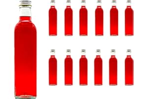 12 bottiglie di vetro MAR vuote con tappo 500ml da slkfactory