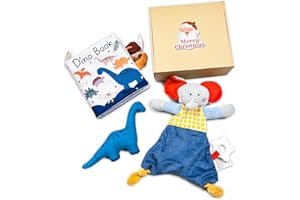 Richgv Baby Spielzeug, Knisterbuch Baby Stoffbuch, Neugeborenen Geschenke Baby Spielzeug 0-3-6-12 Monate Baby Weihnachtsgeschenkset