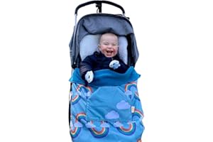 BUNDLEBEAN Universeller, wasserdichter Fußsack | Zehenwärmer für Autositz | Bezug für Babytrage | kompakt für unterwegs | kann auch eine Spielmatte Sein | universelle Passform und dehnbar für alle Altersgruppen