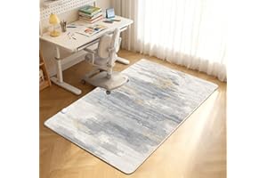 NujorWarm Graphen Elektrischer Heizteppich Weicher Plüsch Beheizbare Teppich Beheizter Fußmatte für Büro Raumheizung Bodenheizung Matte mit Timer Schnelle Heizung Heated Rug 220V 90 * 140cm HY