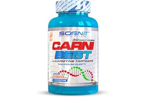 SCENIT REDEFINING YOUR BODY CARNI BEST - L-Carnitin (2660 mg) - 120 vegane Kapseln L-Carnitin Kapseln – l carnitin kapseln -Carnitin unterstützt den effizienten Fettstoffwechsel und verbessert die sportliche Leistung
