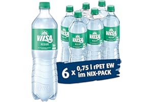 ‎VILSA VILSA Mineralwasser Medium, 6 x 0,75 l PET