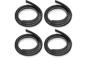 equlup 4 Stück Universal-Rad-Augenbrauenschutz, Lippenverkleidung, Kratzfest, Kotflügelverbreiterung, 72 cm, 28,4 Zoll, Auto-Radlauf-Lippen-Kotflügelverbreiterungen Für Autos(#1)