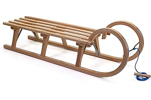 ‎HOLZFEE HolzFee Baran S 120 Hörnerschlitten Schlitten Buche Hartholz