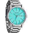 NIXON Sentry SS Stainless Steel Day/Date 42mm WR 100 Meters Mens Watch A356