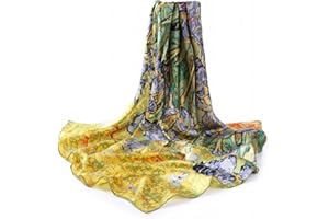 Prettystern Damska chusta jedwabna z motywem Van Gogh Impresjonizm Sztuka