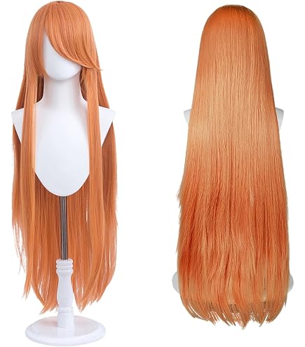 Emax design - Parrucca da donna per cosplay di alta qualità, capelli lunghi ricci a spirale ondulati, resistente al calore, glamour, 80 cm, colore rosso scuro, con retina e pettine in omaggio