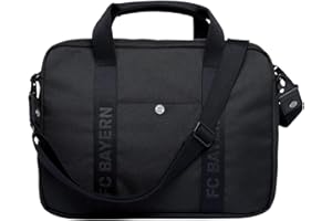 FC Bayern München Messenger Bag | Umhängetasche | Erwachsene | Schwarz | Fußball