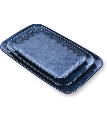 Ceramic Serving Platter, 10" Rectangular Plates Serving Tray Porcelain Platters For Parties, Sushi, Dessert Microwave And Dishwasher Safe Knock To Buyonline Shop Bangladesh - View #9