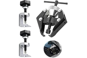 Nizirioo 3 Pcs Extracteur De Bras D'Essuie Glace, Extracteur Bras Essuie Glace, Extracteur De Borne De Batterie Extracteur De Roulement Réglable en Acier Carbone Arrache Essuie Glace Outil Réparation