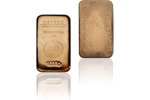 PRECIOUS & VALUABLE METALS / Lingote de cobre de 1 kilogramos de refinería de metales precisosos Geiger Edelmetalle (Alemania))