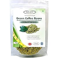 Sinew Nutrition Green Coffee Beans for Weight Management - 1kg, Green Coffee