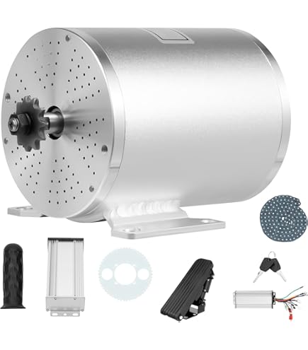 Kit Moteur Électrique 72V 3000W Sans Balais - Contrôleur + Accélérateur + Chargeur