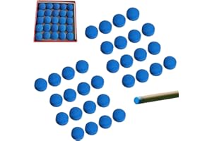 NHCDFA Cue Tips,50pcs Snooker Chalk,Blue Diamond Cue Tipsleather Pool Cue Tips,Snooker Tips,Leather Pool Cue Tips,Snooker Cue Replacement Tips,Pool Queue Tips,Pool Stick Tips For Pool Cues And Snooker