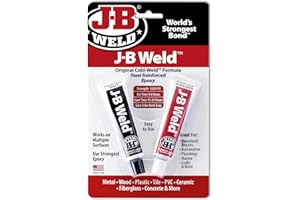 J-B Weld 8265S Lot de 4 tubes époxy renforcés en acier 56,7 g