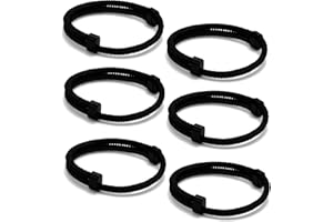 TempBeau Mens Bracelet Nautical Braided Rope 6Pcs Paracord Surfer Bracelets Handmade Multi Color Adjustable Sail Rope Bangle for Men Women