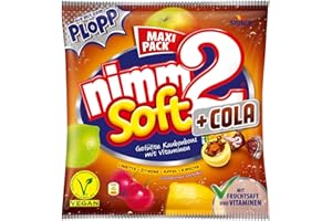 ‎NIMM2 SOFT nimm2 soft Cola (1 x 345g) / Kaubonbons mit Fruchtsaft und Vitaminen