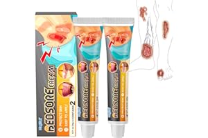 MAGISEL Dekubitus Salbe, 2pc Dekubituscreme, Wundheilung Creme, Dekubitus Prophylaxe, Pflege für bettlägerige Menschen, Medizinische Hautpflege, schnell wirkende Wundliegen-Behandlungscreme zur Wundheilung