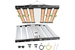 Sonlipo Spc4500 Led Grow Light Full Spectrum,3 Types De Led Horticole Spectre Complet,Couverture De 5 x 5 Pi 2196 Lampe De Culture Led Sam-sung Pour Plantes d'Intérieur Lampe Horticole Spectre Complet