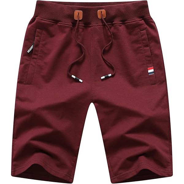 Short Cargo Homme Taille Mi-haute Multi-poches Short Court à Cordon De