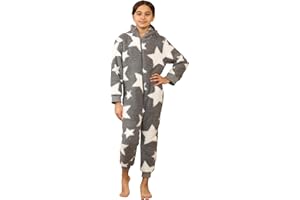 kraftd Jumpsuit For Girls Fleece Hooded Zipper Closure One-Piece Jumpsuits | Loungewear | Bodysuit