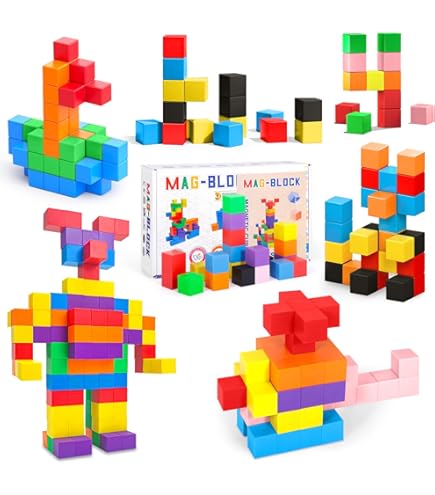 Magnetic Tiles - Magnetisch Speelgoed - 80 Stuks - Boerderij