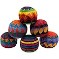Hacky Sack - Knitted Kick Balls Assorted Colors 6 Pack by Old Glory