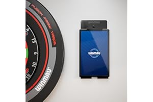 WINMAU Dart Device Holder - Premium Wall Mount for Tablet & iPad | Adjustable Tablet Wall Mount Holder for Digital Scoring Apps | Ideal for Darts Scoring, Home, Office & Game Rooms | Darts Accessory