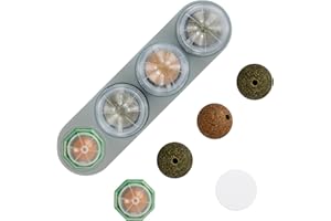 KIOINER 8 Pezzi Giocattoli di Erba Gatta, Palline Rotanti Commestibili di Erba Gatta con Caramelle, Rullo da Parete per Giocattoli di Erba Gatta per Gatti Autoadesive, Accessori per Gatti per Interni, Grigio