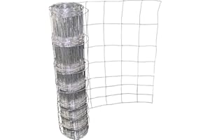 Easipet Stock Fencing L8/80/15 Galvanised Livestock Fence 50m x 80cm