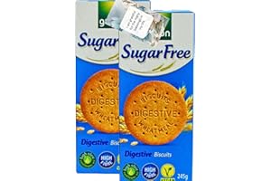 Biscuits Bundle With Sugar Free Digestive Diabetics Plain Biscuits Pantry 245g (2 Pack) – By Oerich Gift