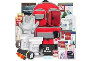 Emergency Zone 2 Person Family Prep 72 Hour Survival Kit/Go-Bag | Perfect Way to Prepare Your Family | Be Ready for Disasters Like Hurricanes, Earthquake, Wildfire, Floods | Now Includes Bonus Item!