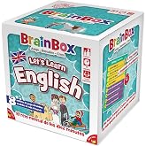 Asmodee BrainBox Lets Learn English Card Game | Memory and Observation for Families and Children, Ages 8, From 1 Player, 10 M