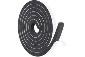 FYting guarnizione finestra,paraspifferi finestre 15mm*8mm*5M guarnizione adesiva Paraspifferi Porta Adesivo Nastro Paraspifferi Sigillante anti-collisione, isolamento acustico Alta resilienza