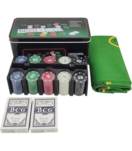Bicycle Masters 300 8-Gram Clay Composite Poker Chip Set in a