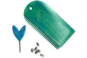 ecomb Eco FCS/Future Fin Key, Screws and Surfboard Wax Comb Bundle Made from 100% Marine Waste Plastic in Devon