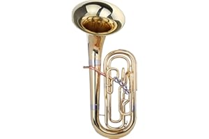 Classic Cantabile OBB-400 Oberkrainer Bellfront Bariton (4 Neusiber Perinetventile, Messing Korpus, Schallbecher 300 mm, Bohrung 14,5 mm, inkl. Gigbag und Mundstück)