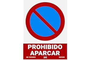 Normaluz RD41040 - Señal Prohibido Aparcar PVC Glasspack 0,7 mm 30x40 cm