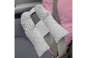 NOGSAY Hysterectomy Pillow Seatbelt Mastectomy Pillow with Pocket for Cervical Cancer Uterine Abdominal Post Surgery Abdomen Healing Protector C-Section Recovery Car Seat Belt Pad Cushion Support (Grey)