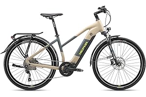 Hepha Vélo électrique Trekking 7 Performance, E-Bike de 708 Wh Batterie intégrée(au Maximum 200 Km), 90 Nm Moteur Central, VTC, App Support, 10 Vitesse, Adulte 27.5 Pouces