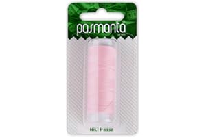 Hilo de Coser Resistente de Poliéster, Bobinas de Muchos Colores, Para Costura a Mano o a Máquinas, Bobinas de 200 m, Fabricado en Europa por Pasmanta desde 1953 (5604 - Rosa)